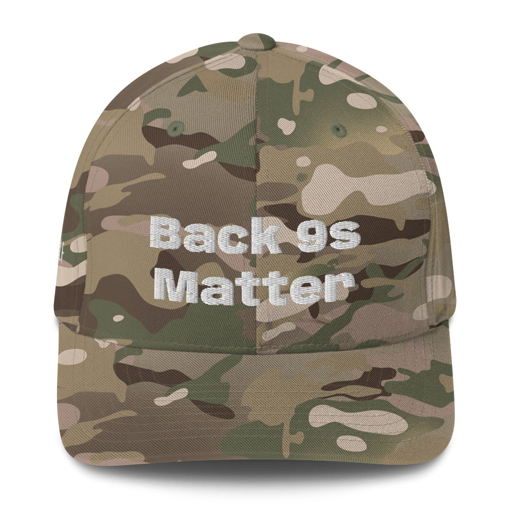 Structured Twill Cap "Back 9s Matter"