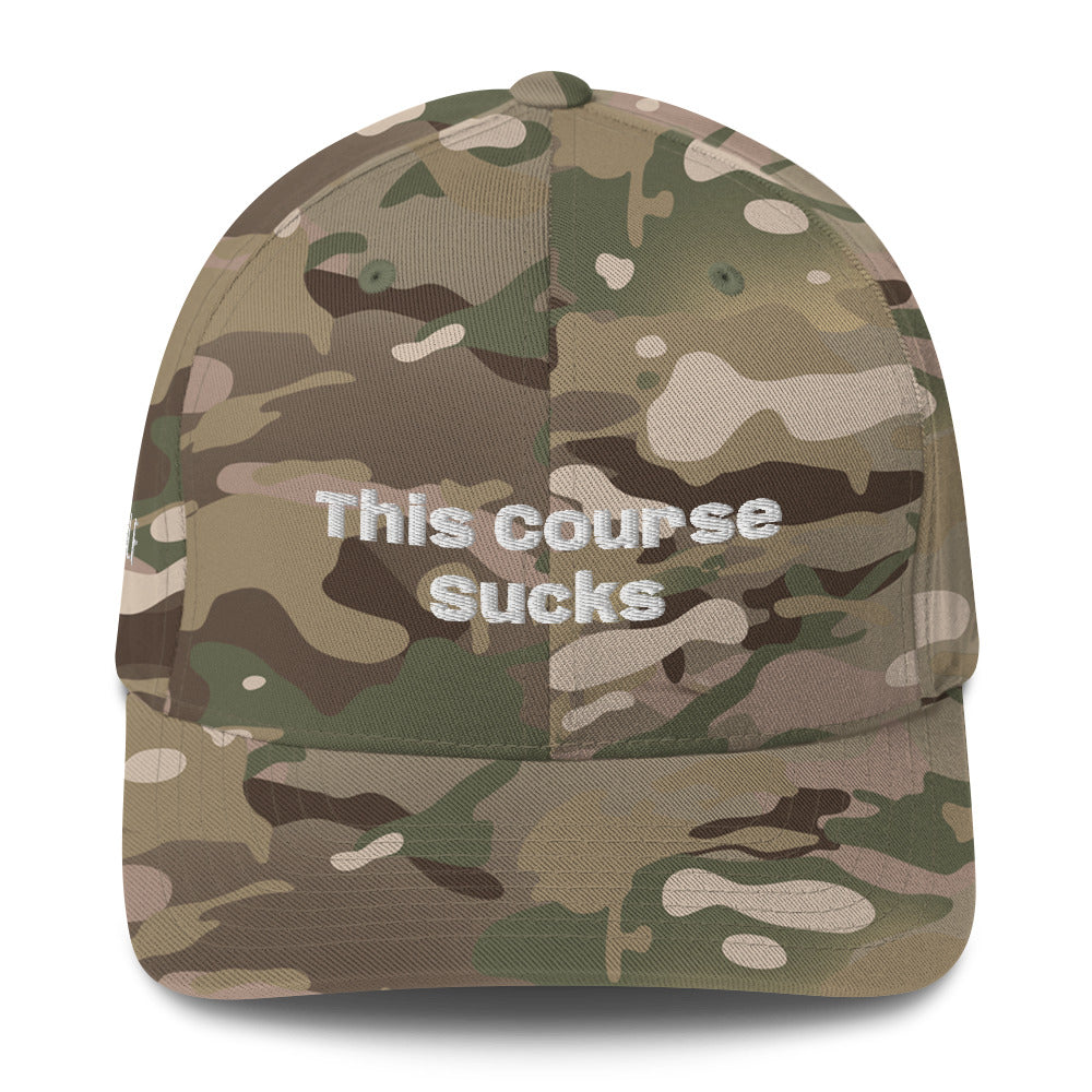 Structured Twill Cap "This Course Sucks"