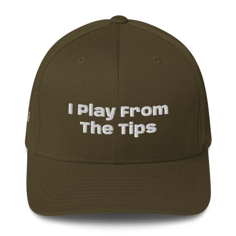 Structured Twill Cap “ I play from the Tips”