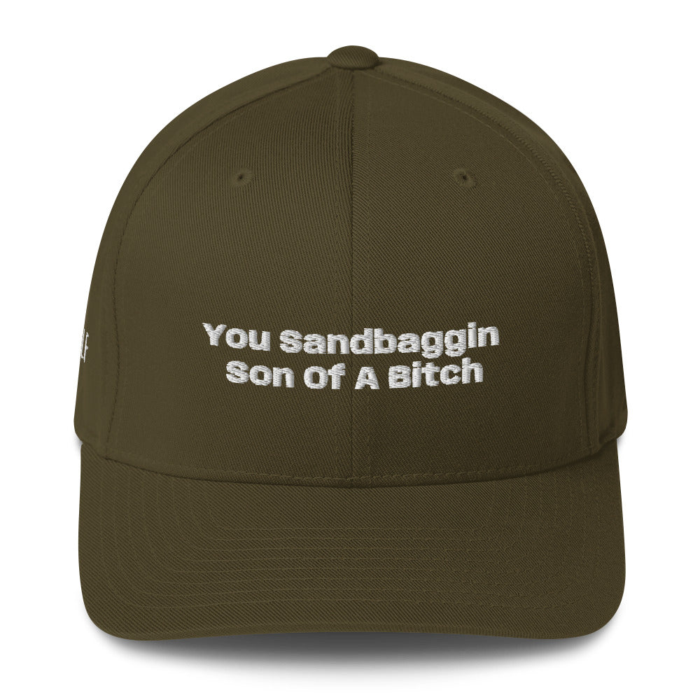 Structured Twill Cap “You Sandbaggin”