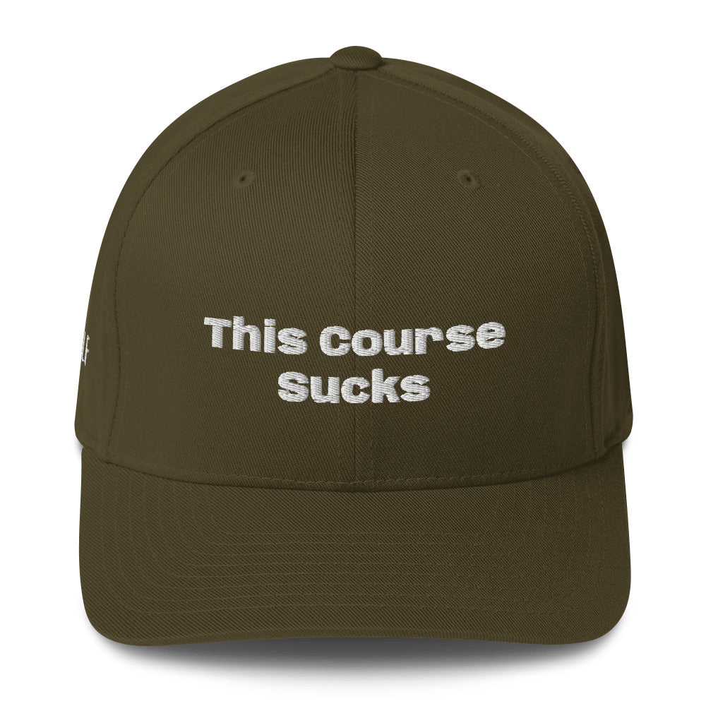 Structured Twill Cap "This Course Sucks"