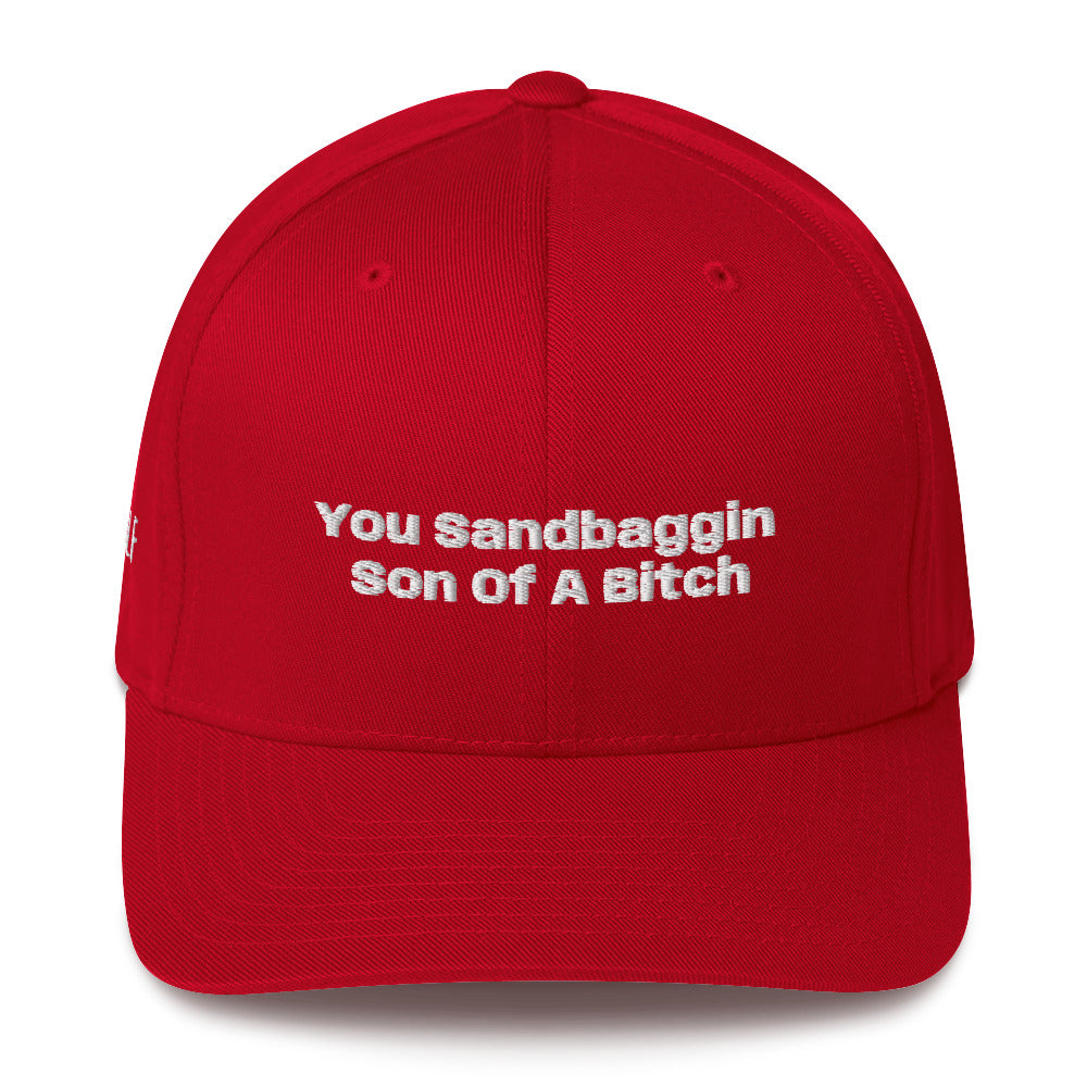 Structured Twill Cap “You Sandbaggin”