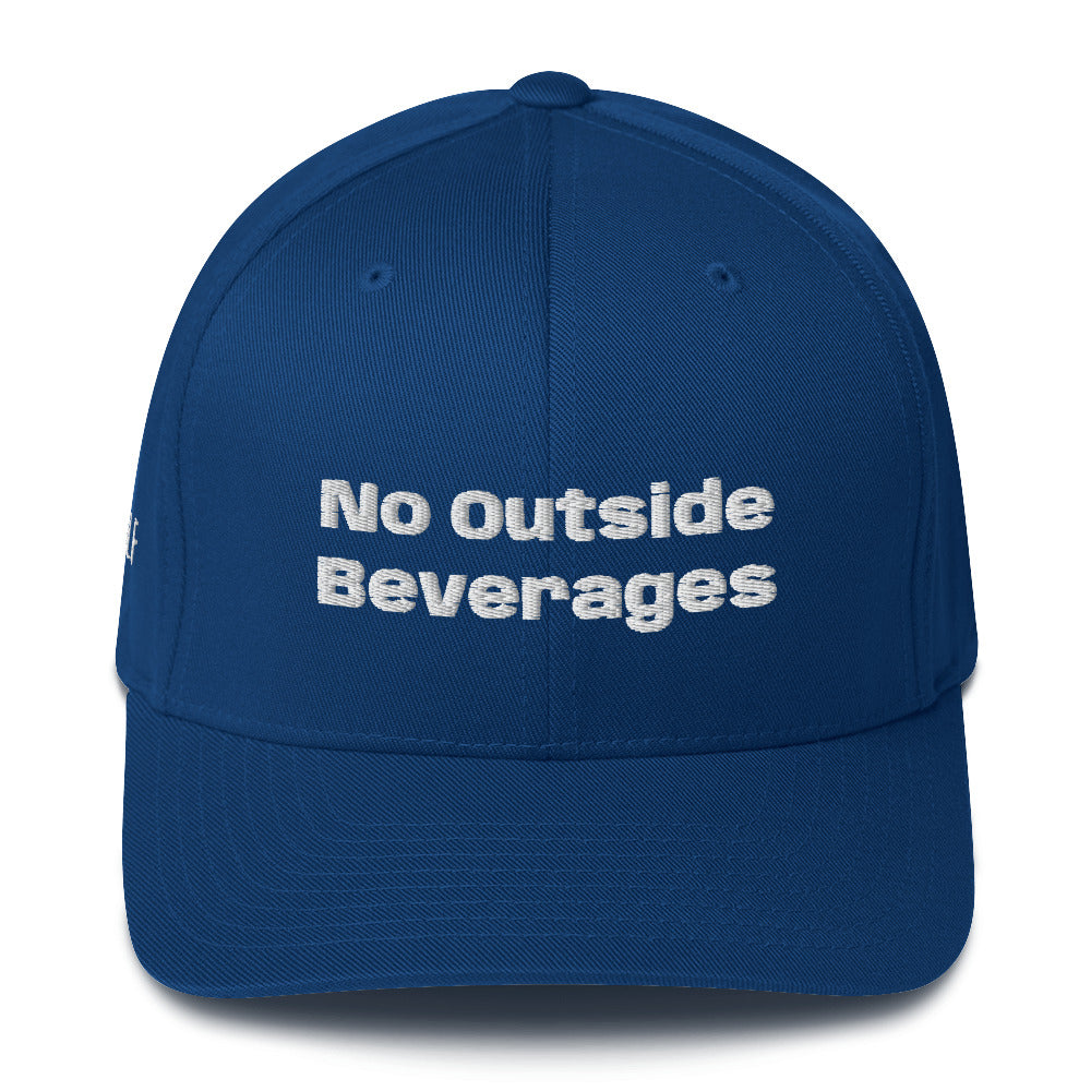 Structured Twill Cap “No Outside Beverages”