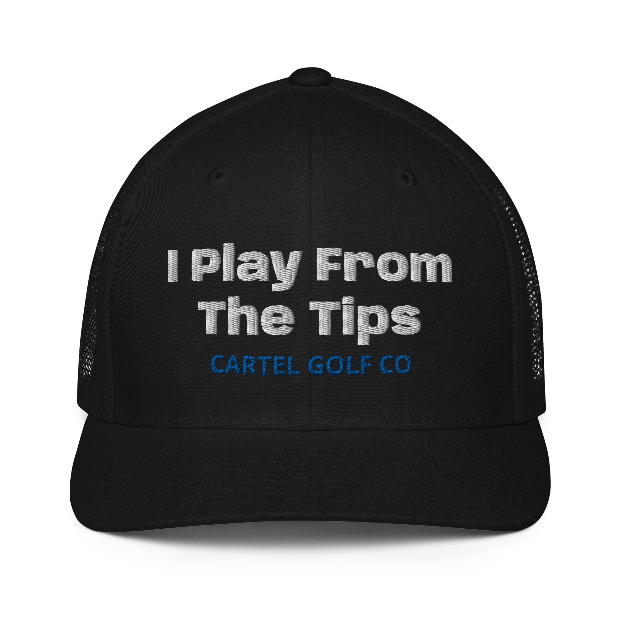 Closed-back trucker cap "I play from the Tips"