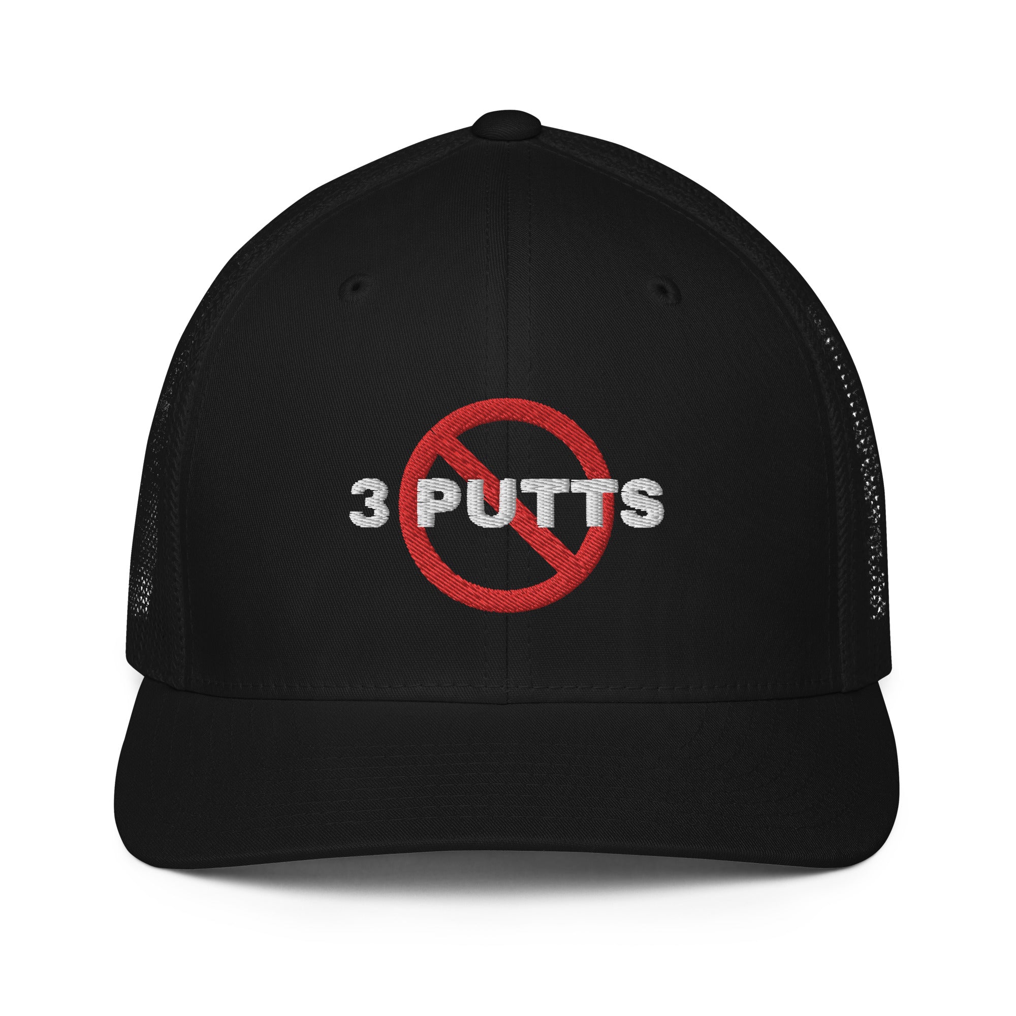 Closed-back trucker cap "No 3 Putts"