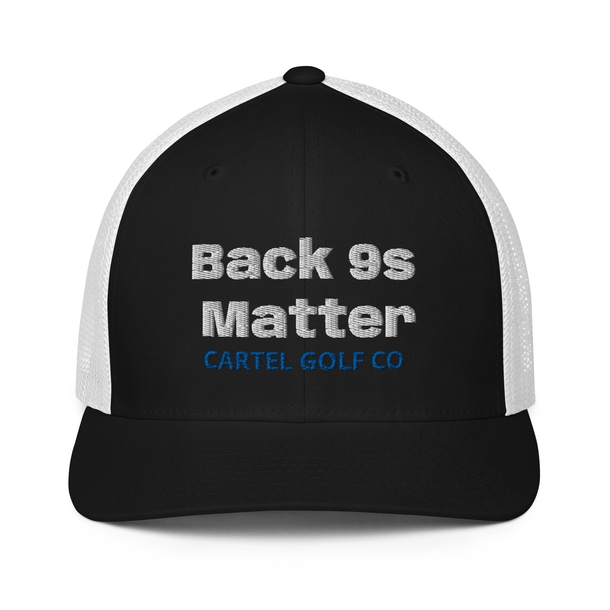 Closed-back trucker cap "Back 9s Matter"