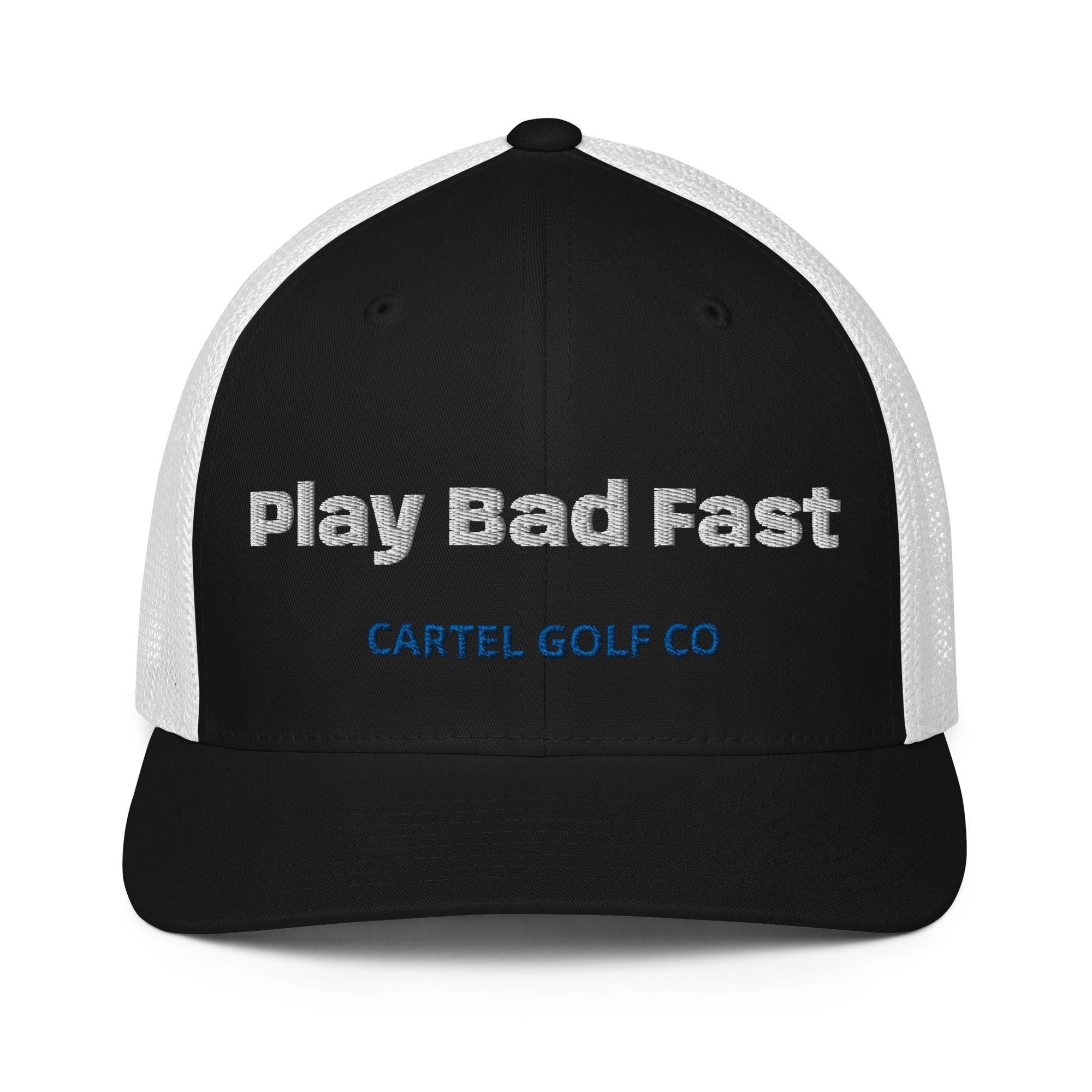 Closed-back trucker cap "Play Bad Fast"