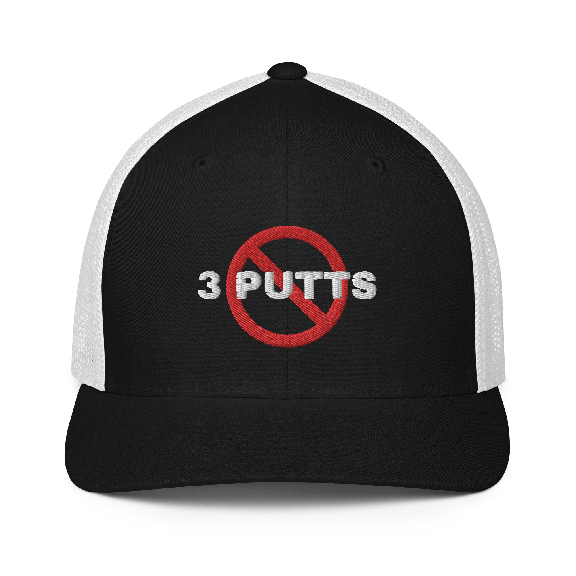 Closed-back trucker cap "No 3 Putts"