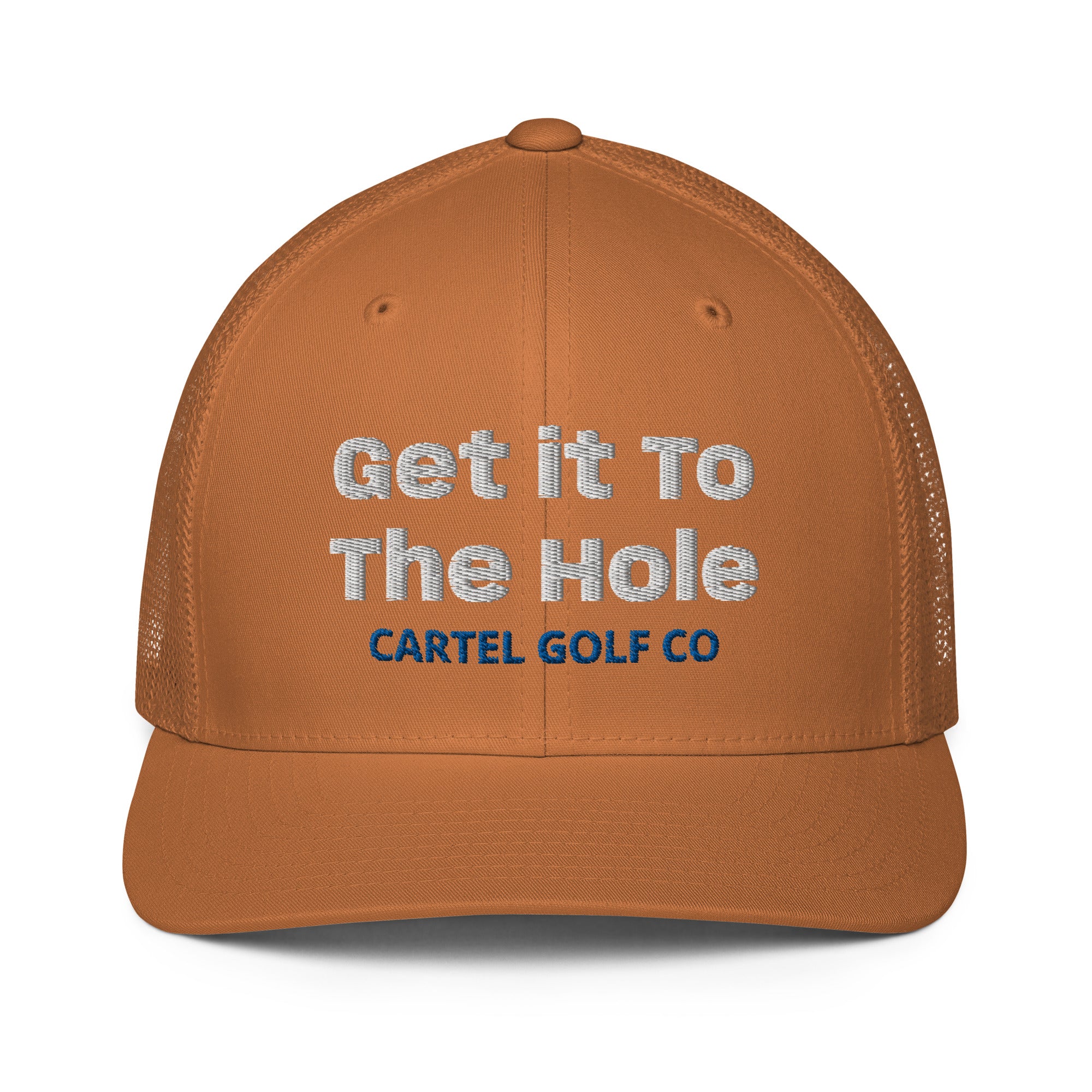 Closed-back trucker cap "Get it to the Hole"