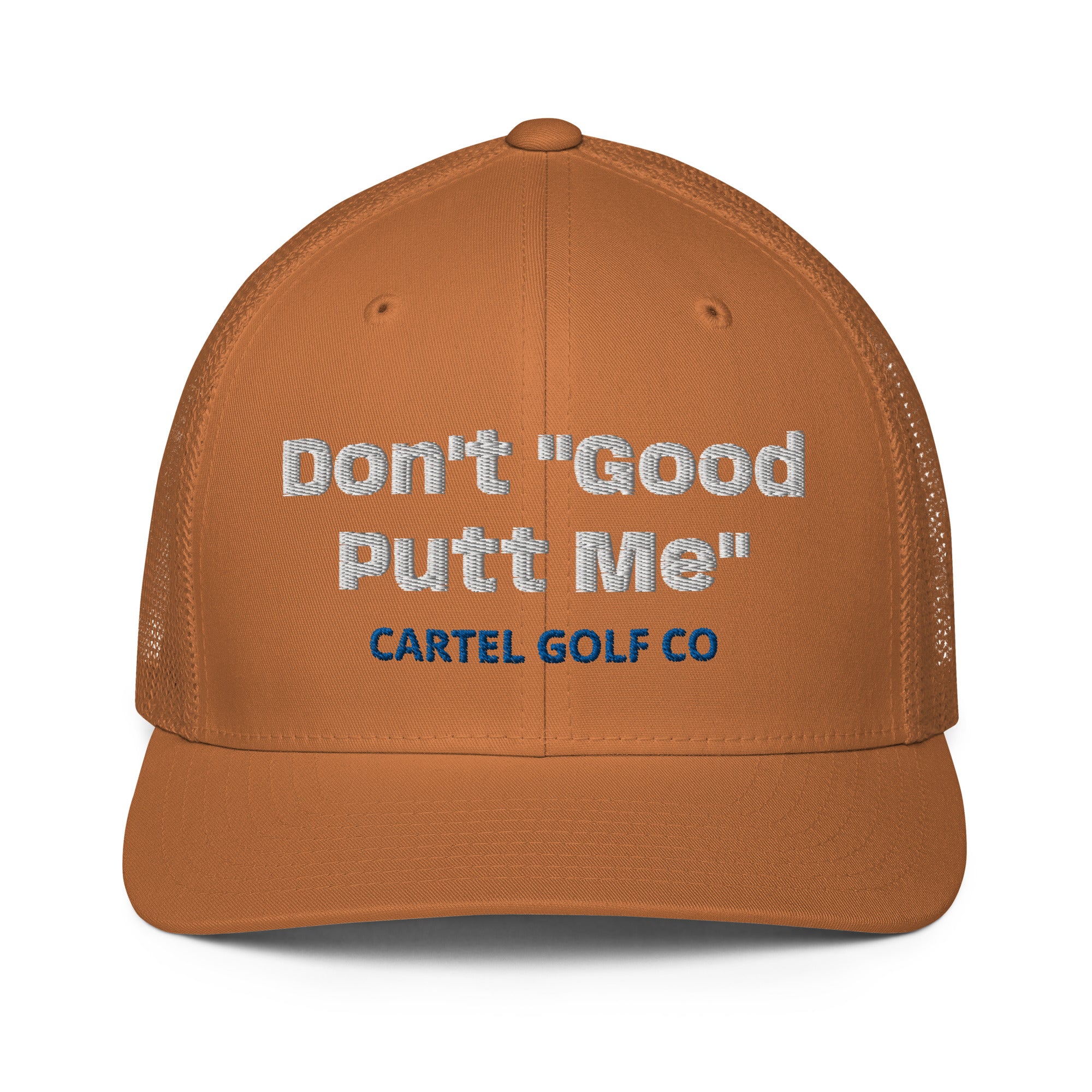 Closed-back trucker cap "Don't good putt Me"