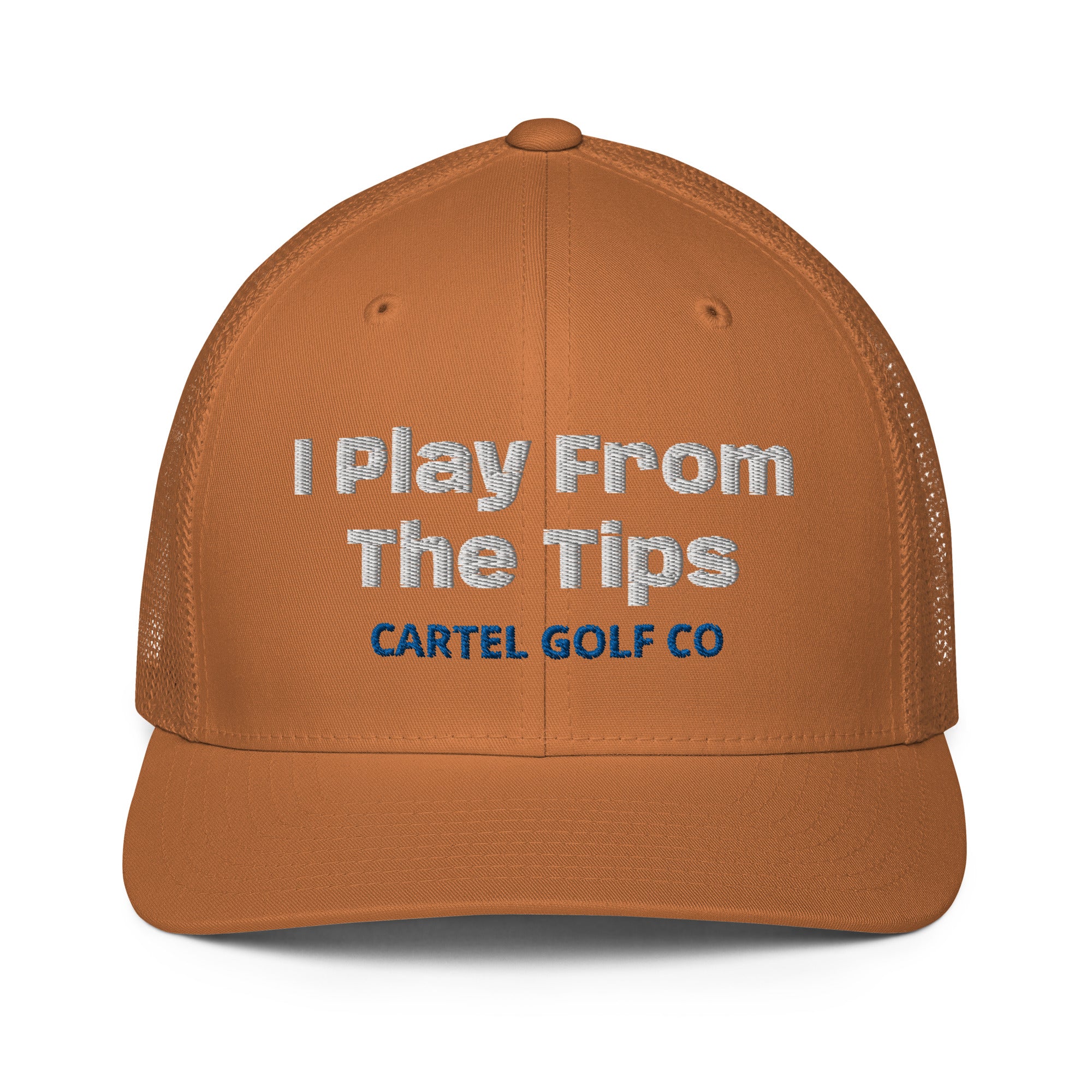 Closed-back trucker cap "I play from the Tips"