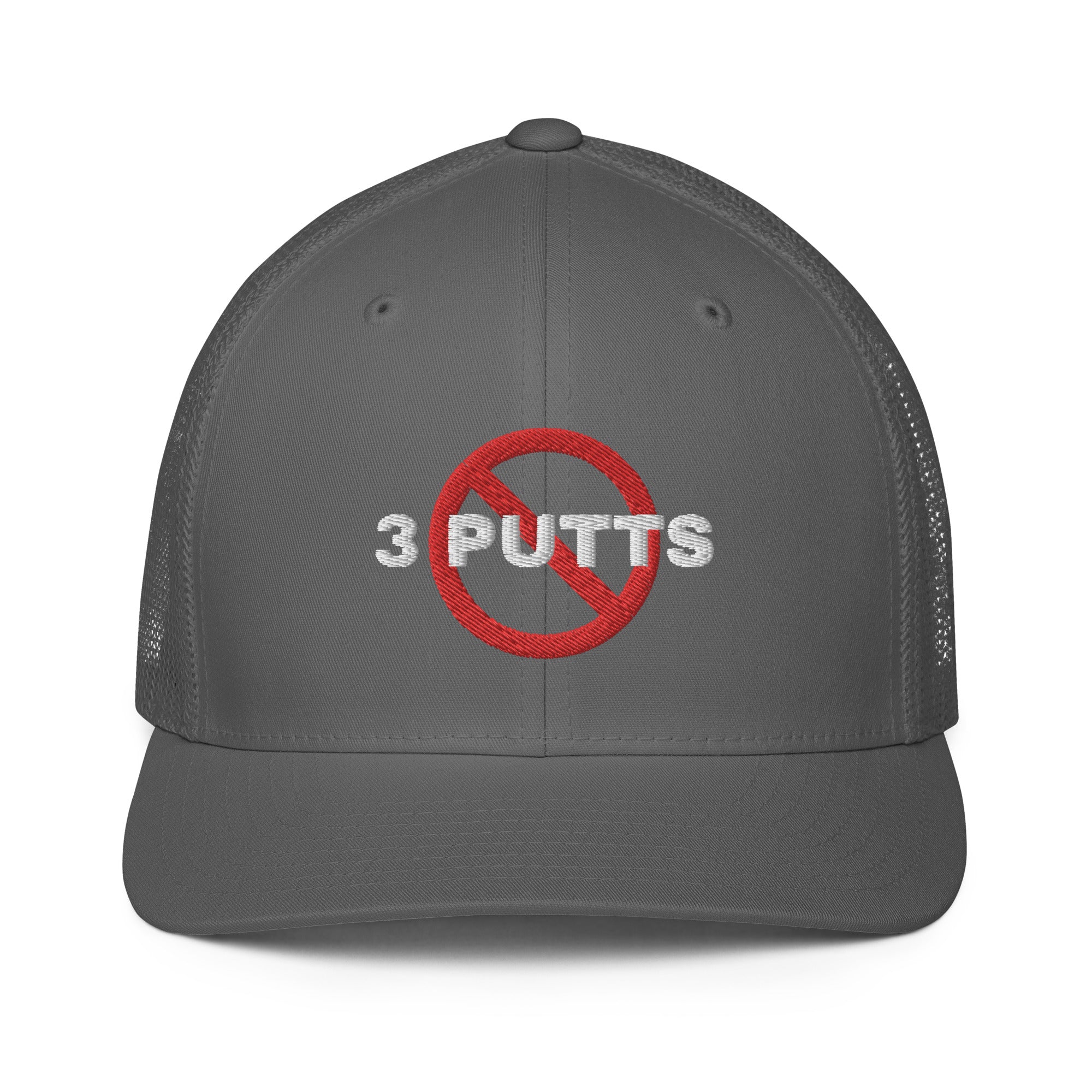 Closed-back trucker cap "No 3 Putts"