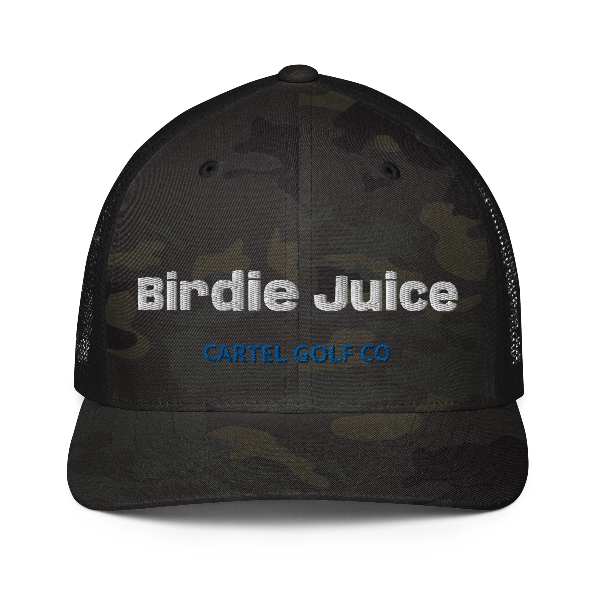 Closed-back trucker cap "Birdie Juice"