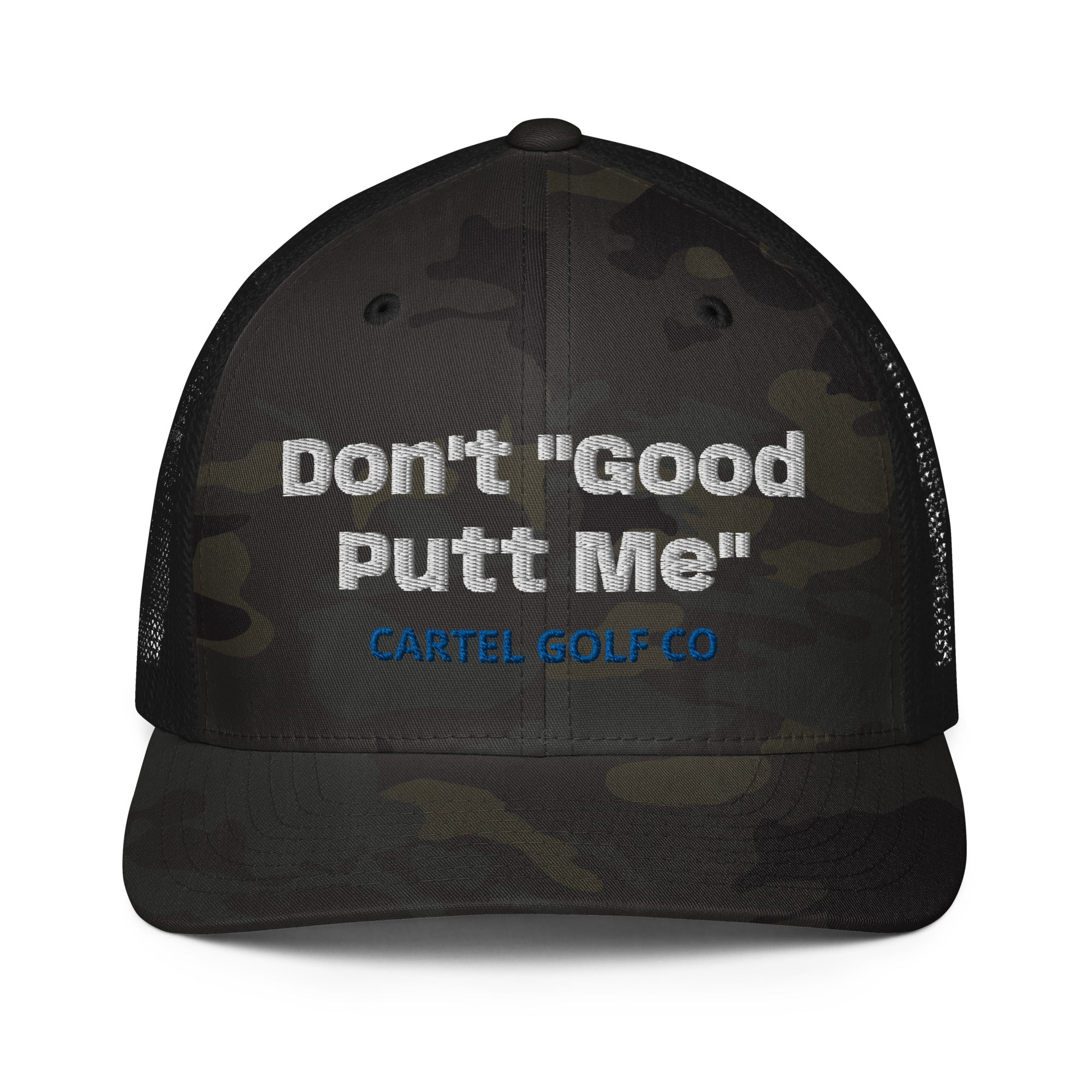 Closed-back trucker cap "Don't good putt Me"