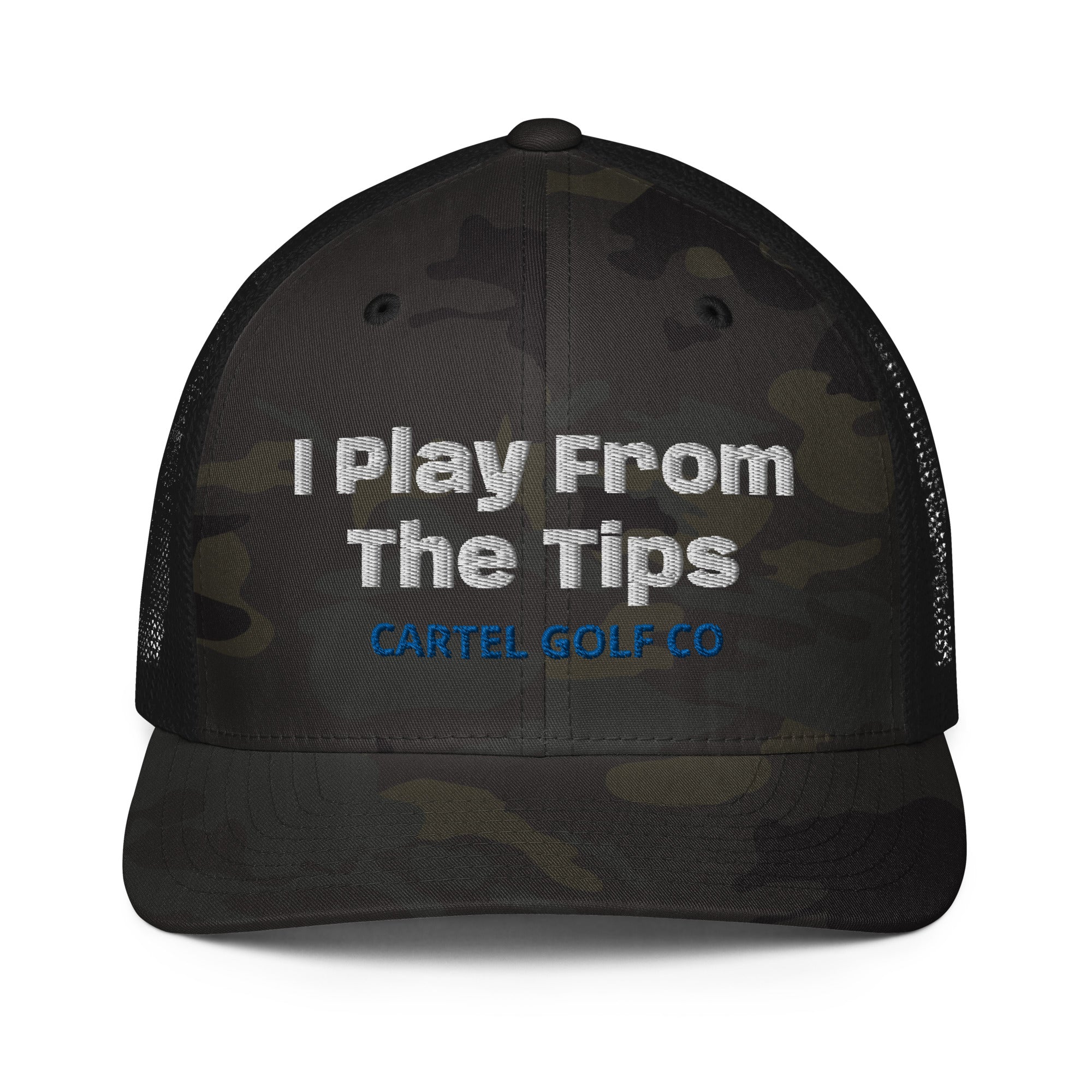 Closed-back trucker cap "I play from the Tips"