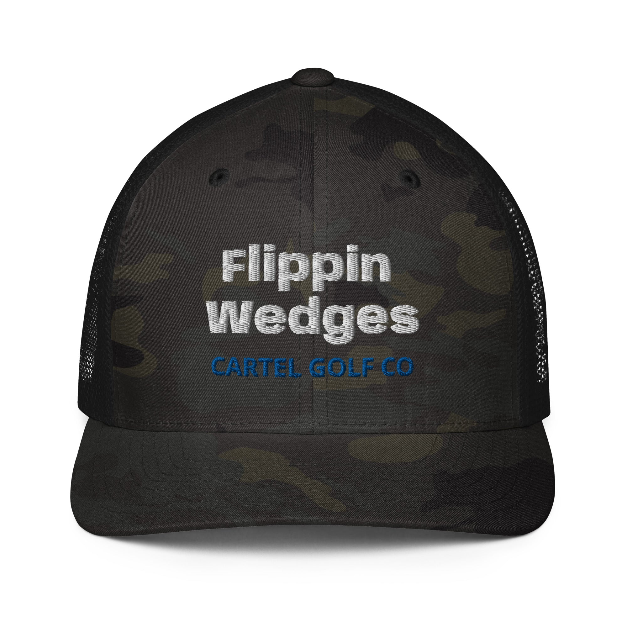 Closed-back trucker cap "Flippin Wedges"