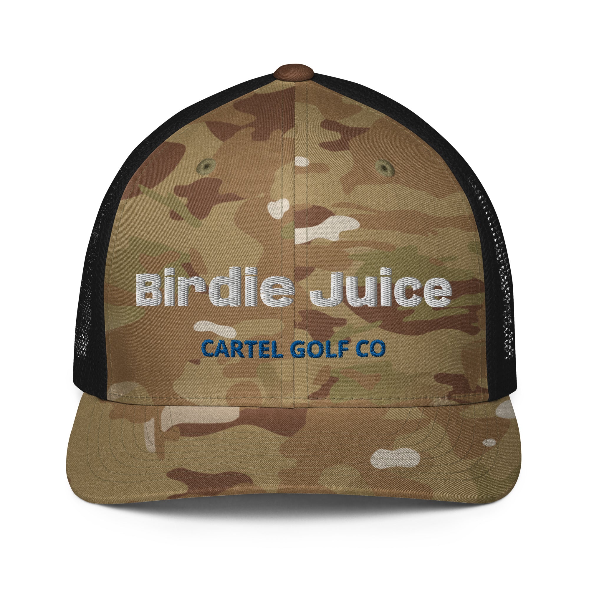 Closed-back trucker cap "Birdie Juice"