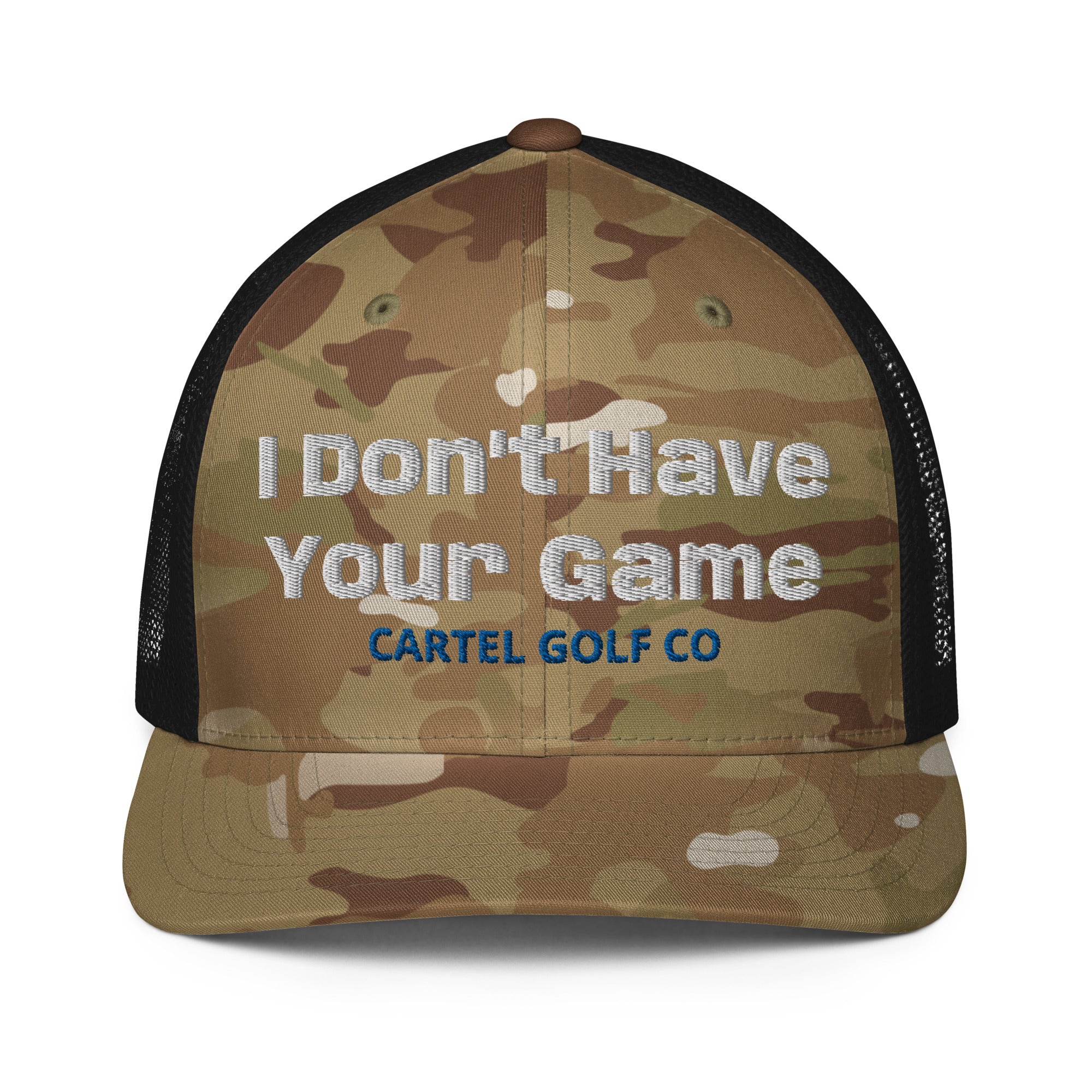 Closed-back trucker cap "I dont have your Game"