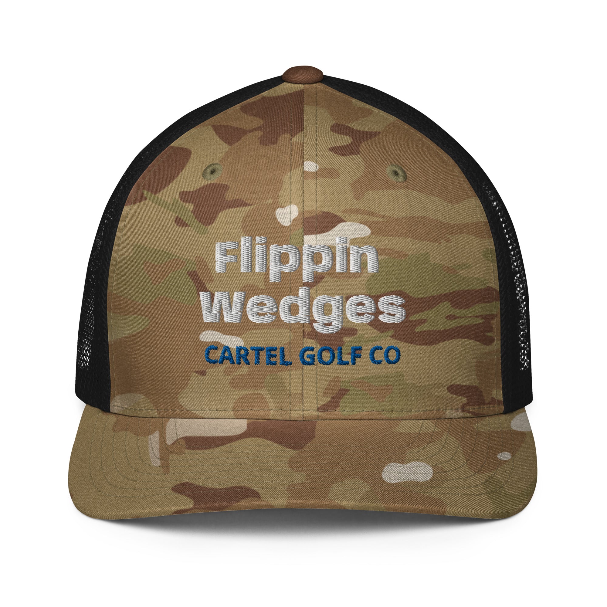 Closed-back trucker cap "Flippin Wedges"