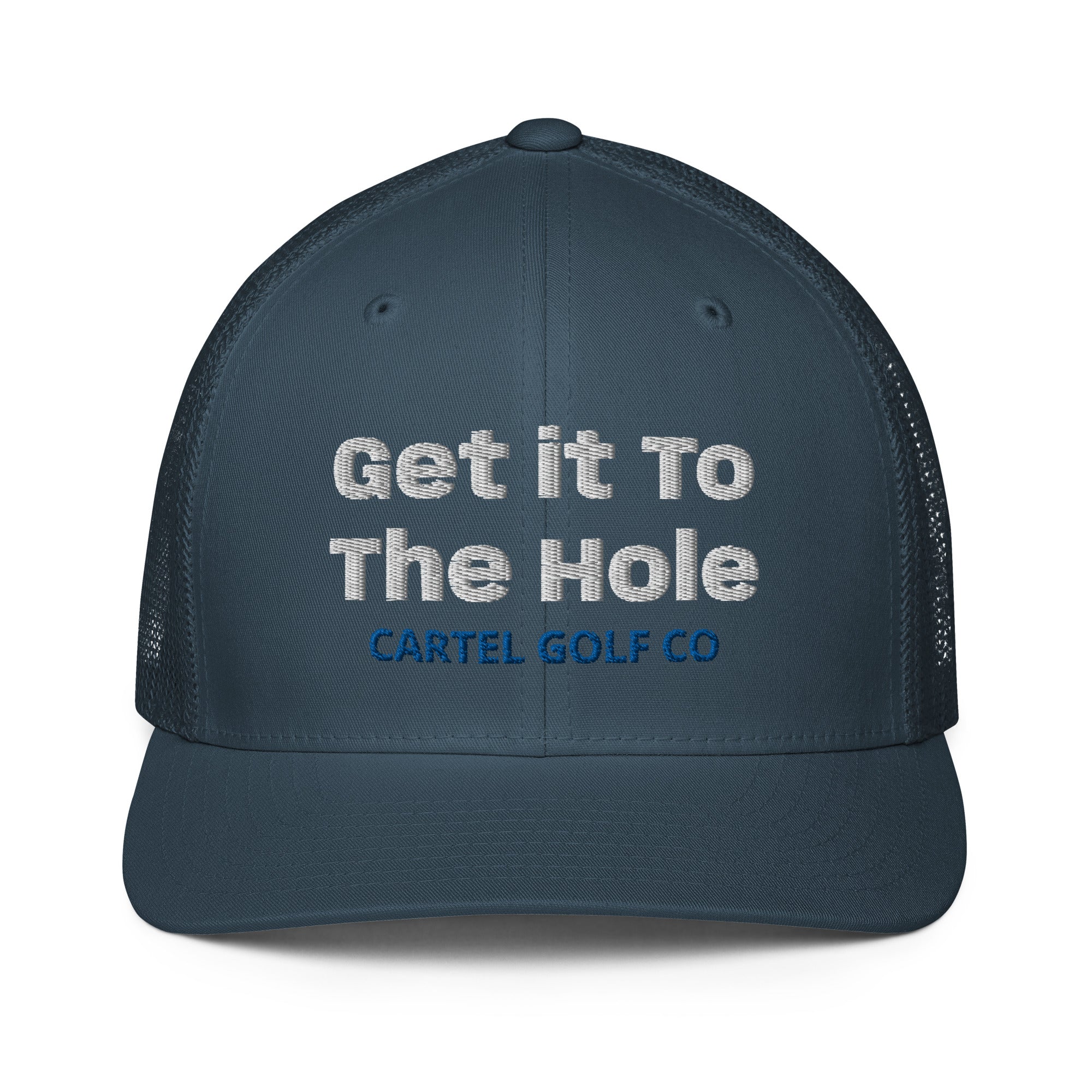 Closed-back trucker cap "Get it to the Hole"