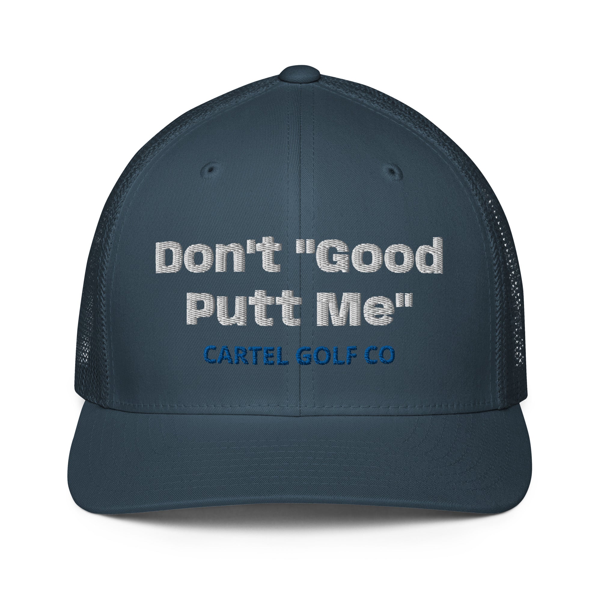 Closed-back trucker cap "Don't good putt Me"