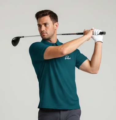 Solid Teal Polo