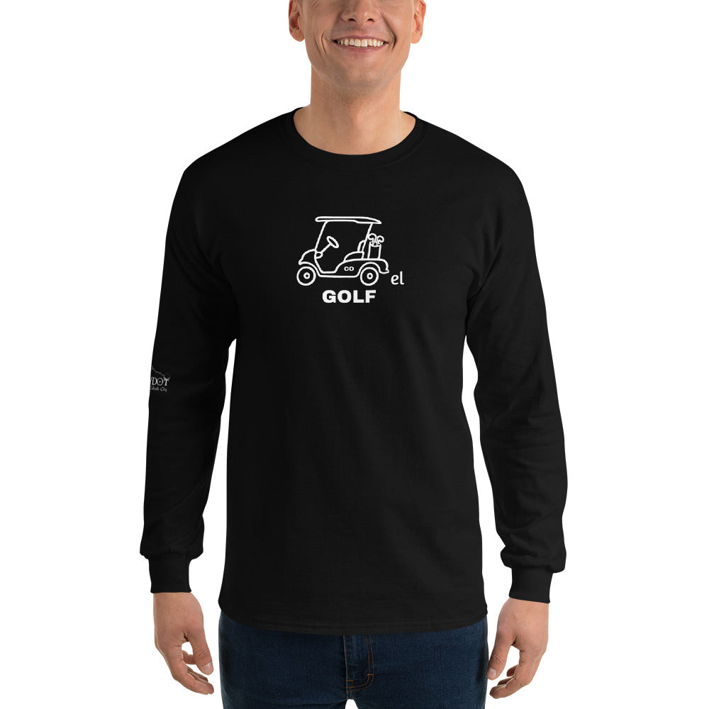 Men’s Long Sleeve Shirt "Everything Breaks away from the Greenhorn"