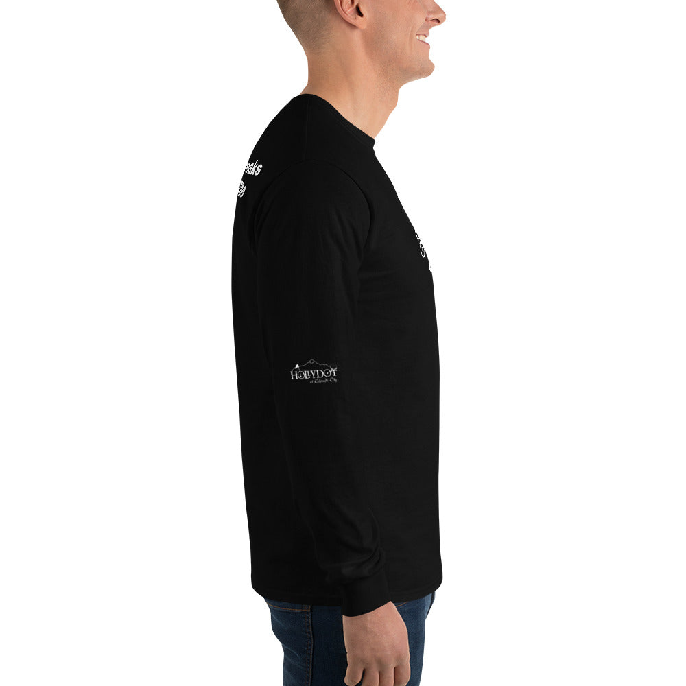 Men’s Long Sleeve Shirt "Everything Breaks away from the Greenhorn"