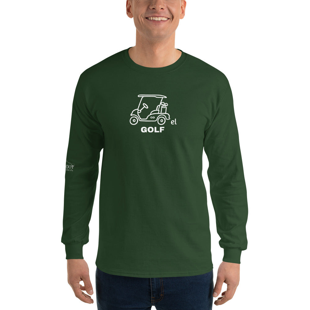 Men’s Long Sleeve Shirt "Everything Breaks away from the Greenhorn"