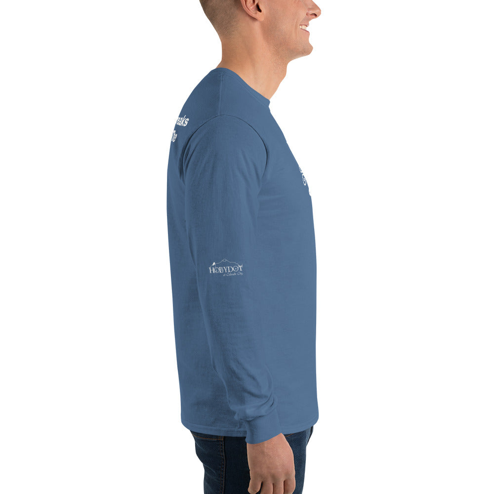 Men’s Long Sleeve Shirt "Everything Breaks away from the Greenhorn"