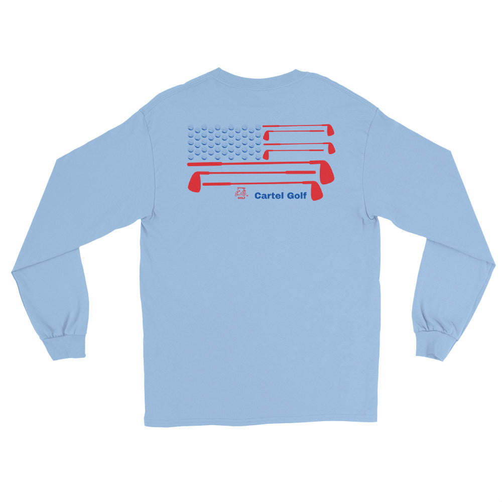 Men’s Long Sleeve Shirt "Cartel Golf USA"