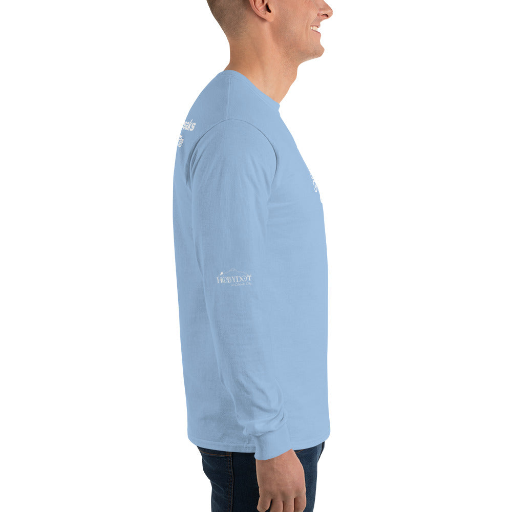 Men’s Long Sleeve Shirt "Everything Breaks away from the Greenhorn"