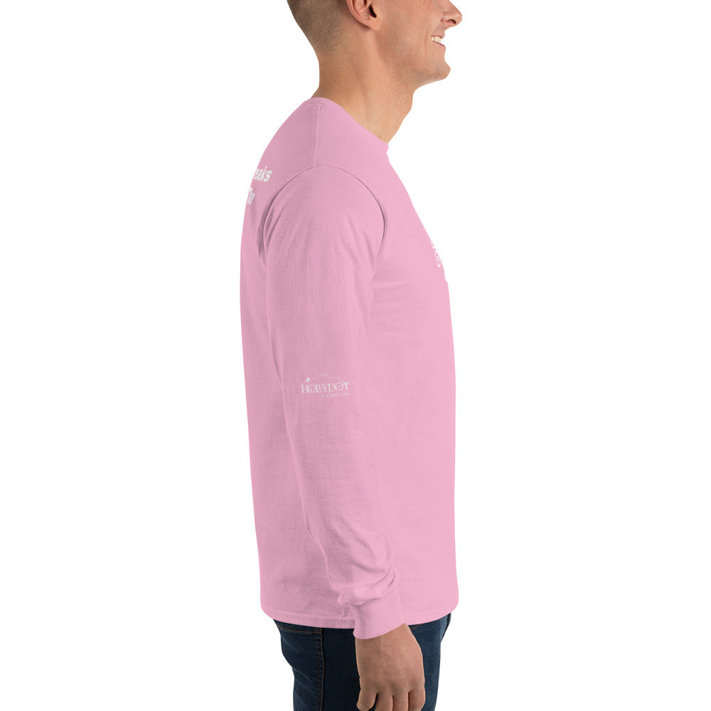 Men’s Long Sleeve Shirt "Everything Breaks away from the Greenhorn"