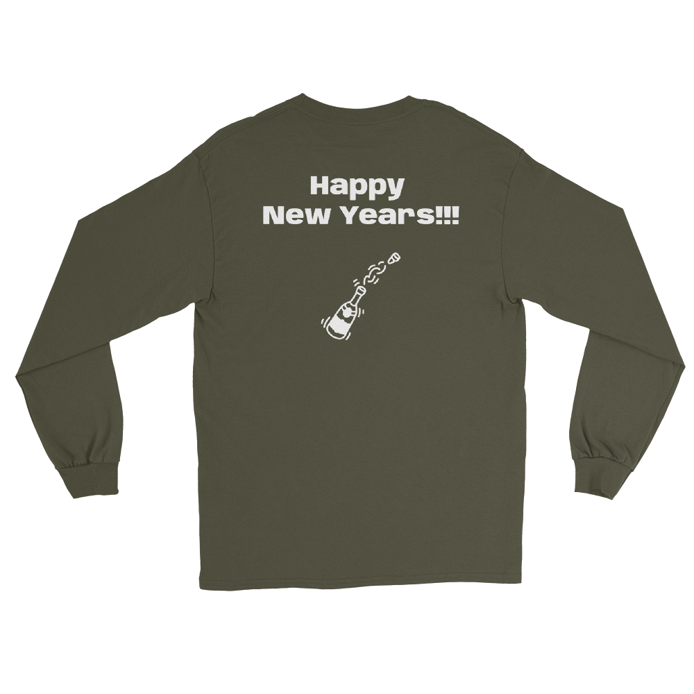 Men’s Long Sleeve Shirt "New Years Eve"