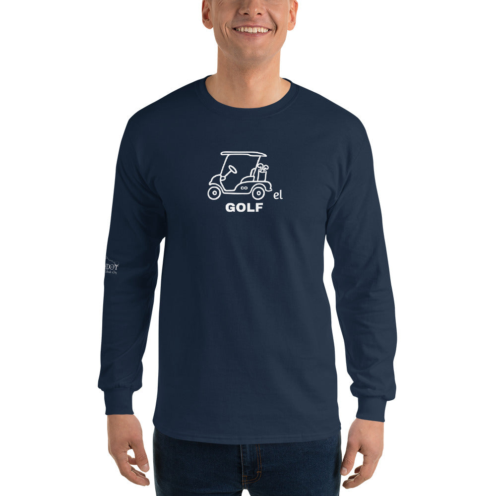 Men’s Long Sleeve Shirt "Everything Breaks away from the Greenhorn"