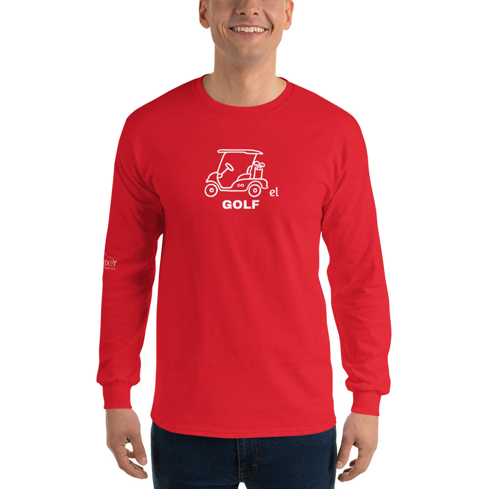 Men’s Long Sleeve Shirt "Everything Breaks away from the Greenhorn"