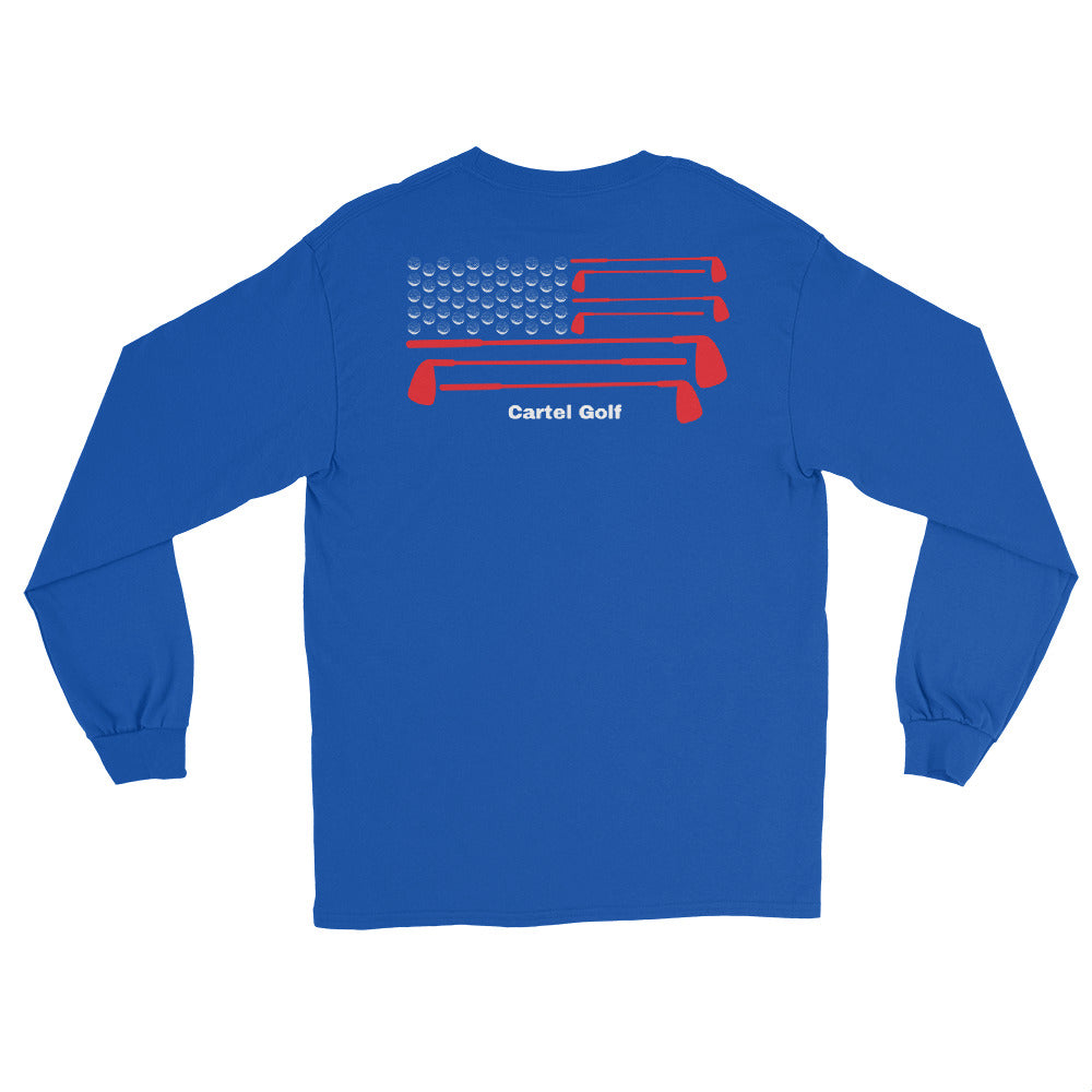 Men’s Long Sleeve Shirt "Cartel Golf USA"