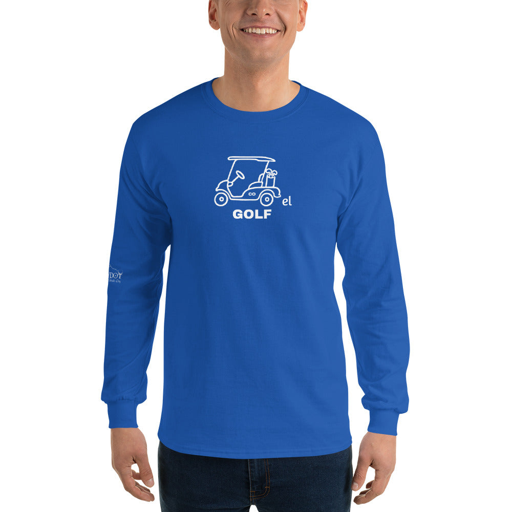 Men’s Long Sleeve Shirt "Everything Breaks away from the Greenhorn"