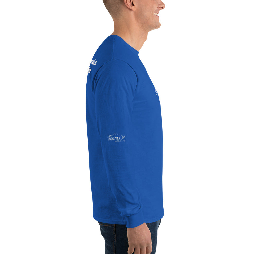 Men’s Long Sleeve Shirt "Everything Breaks away from the Greenhorn"