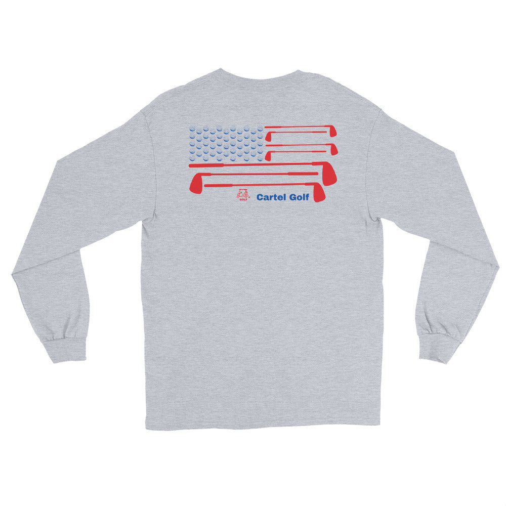 Men’s Long Sleeve Shirt "Cartel Golf USA"