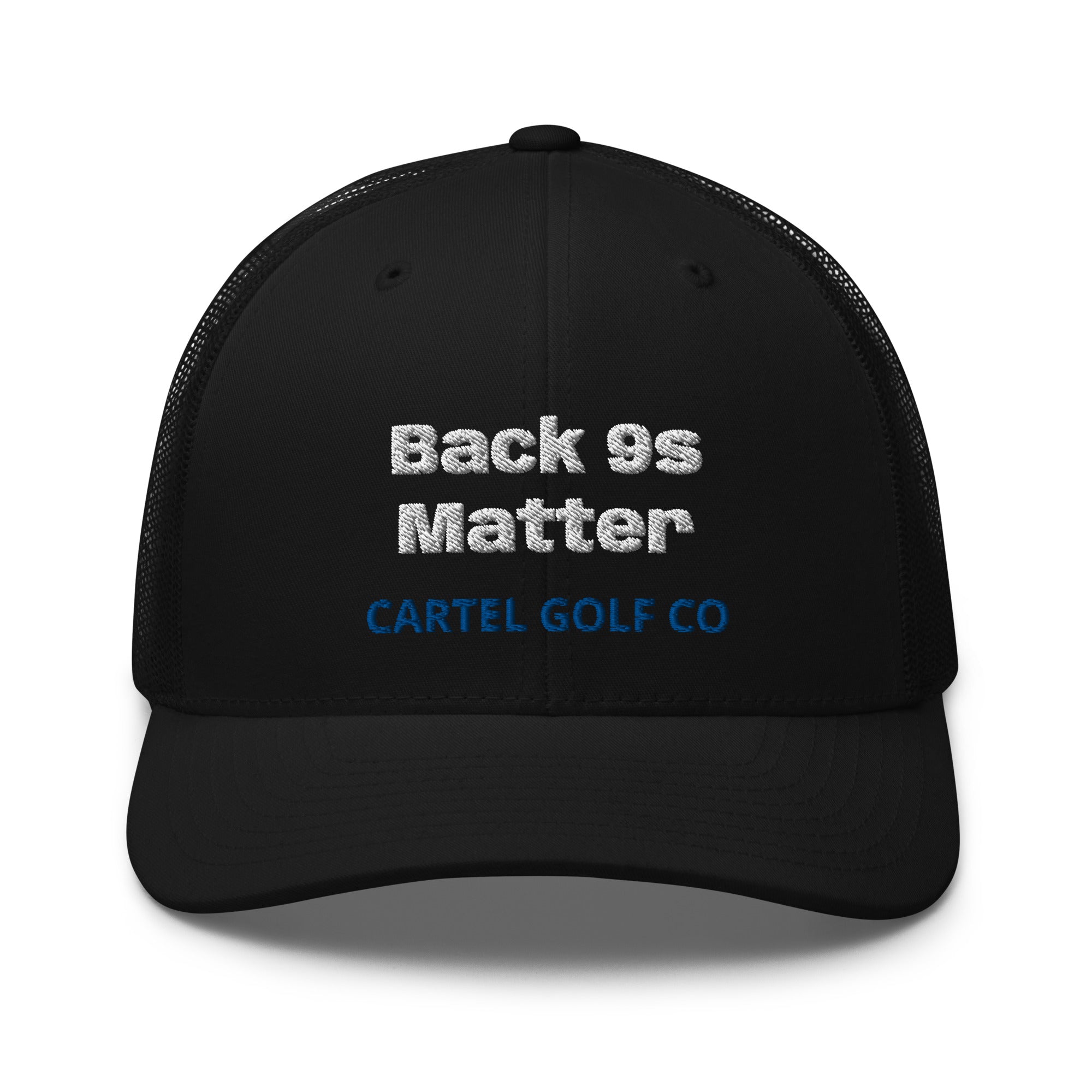 Trucker Cap "Back 9s Matter"