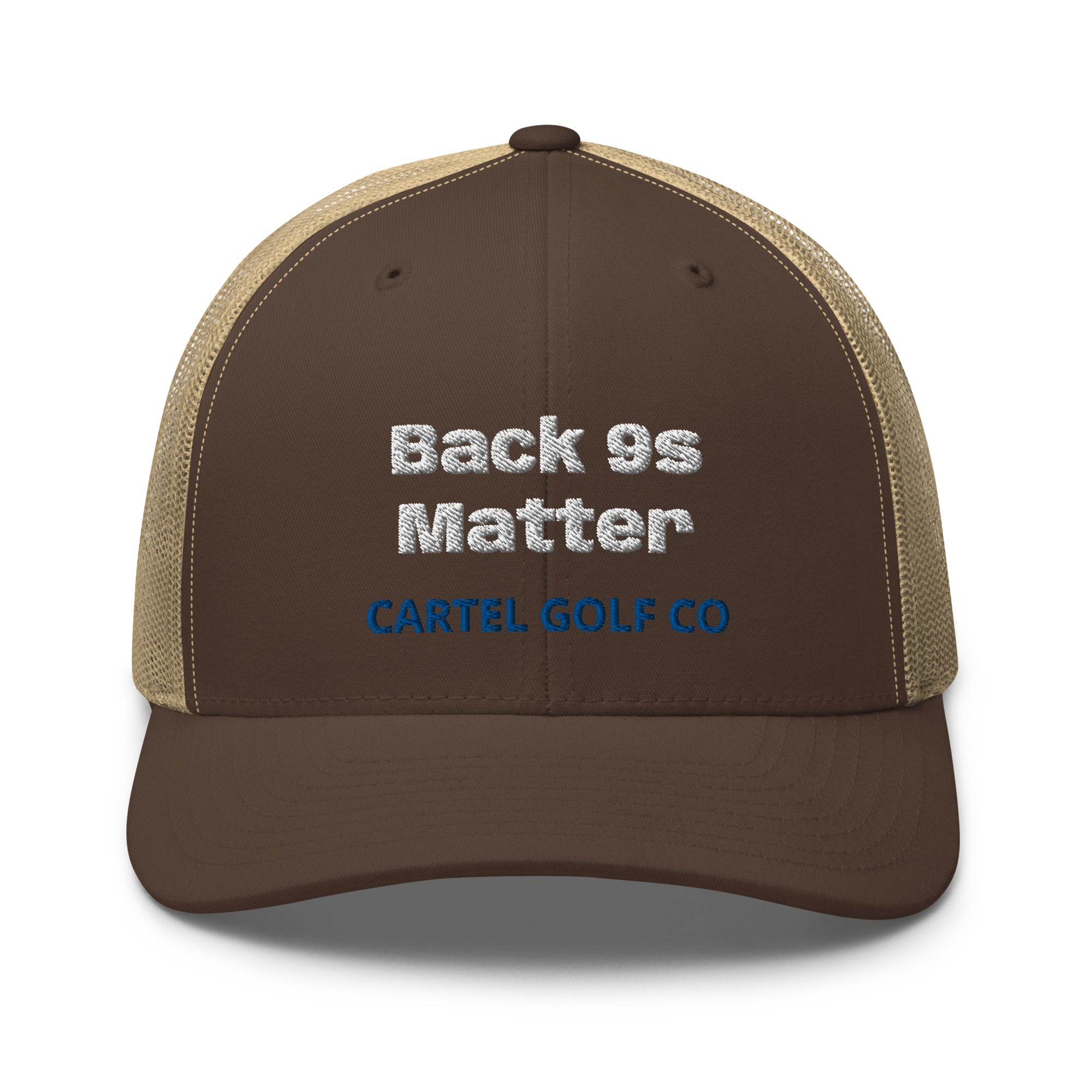 Trucker Cap "Back 9s Matter"