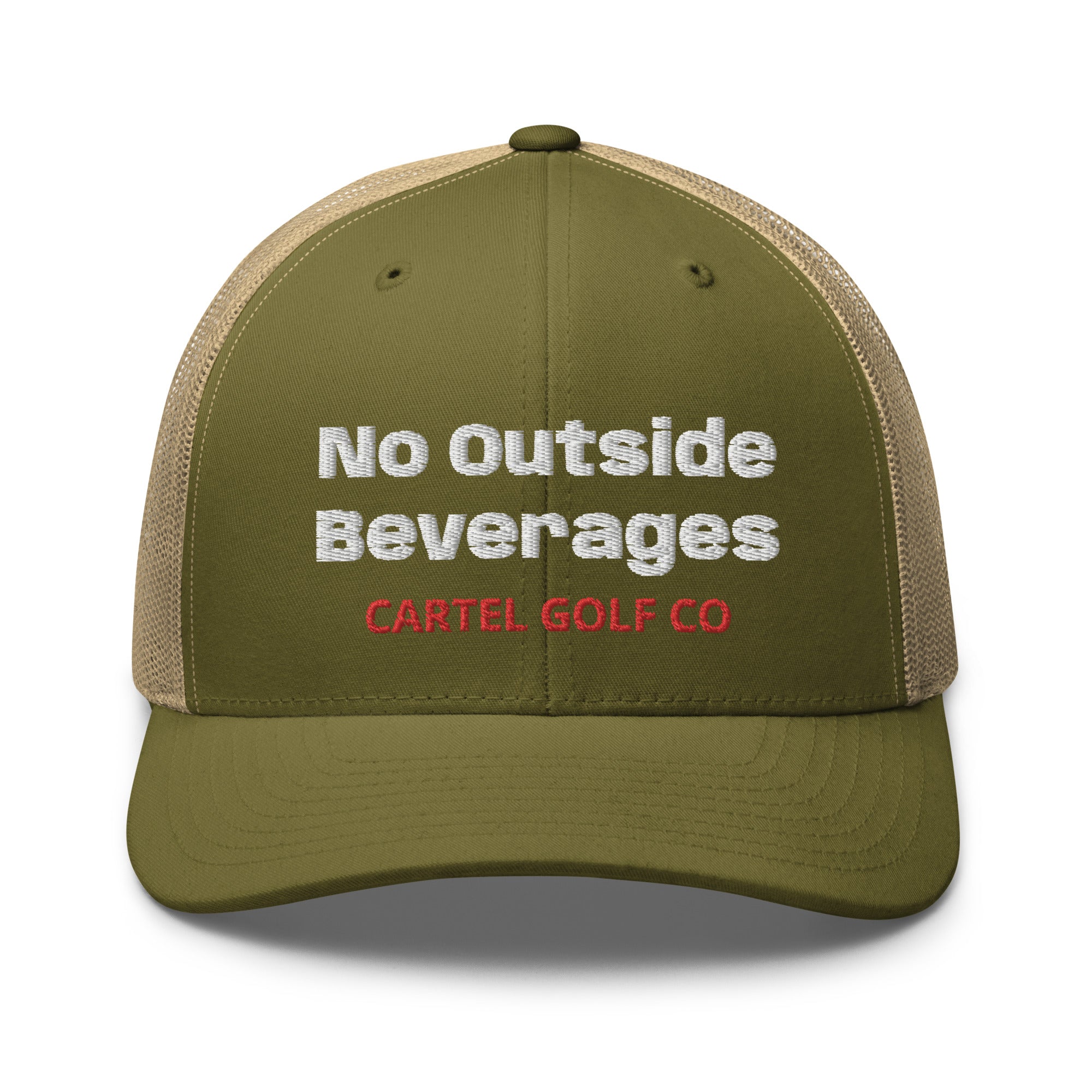 Trucker Cap “ No outside Beverages”