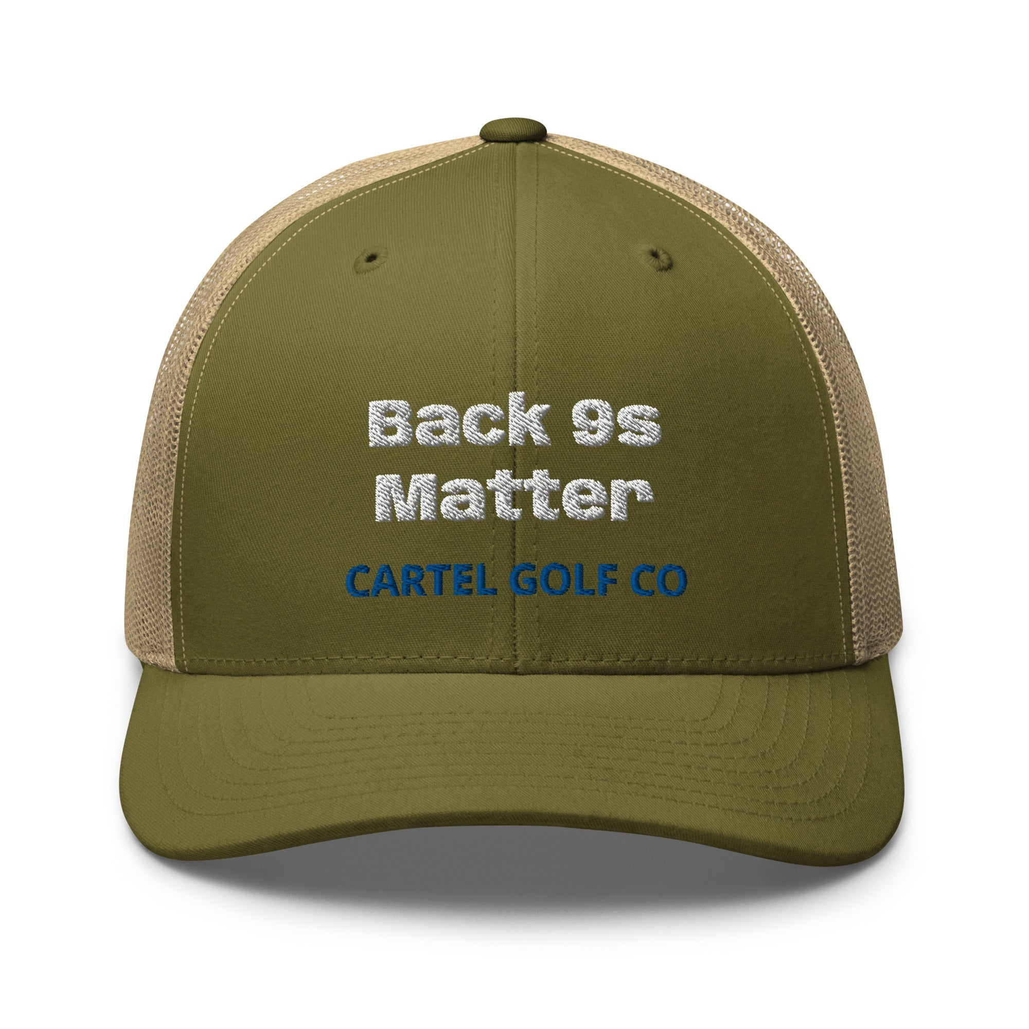 Trucker Cap "Back 9s Matter"