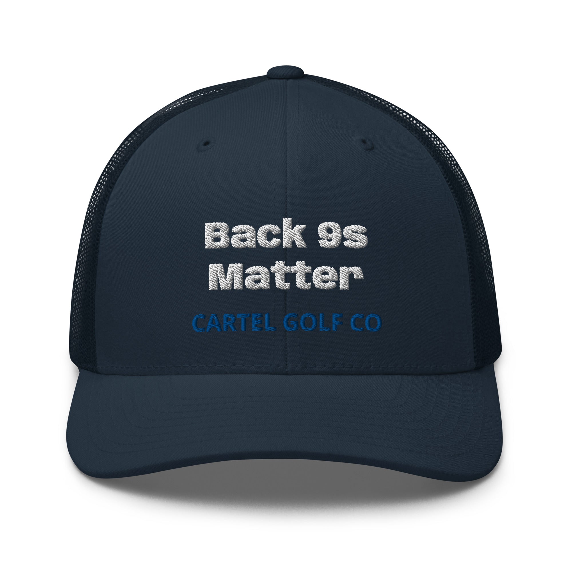 Trucker Cap "Back 9s Matter"