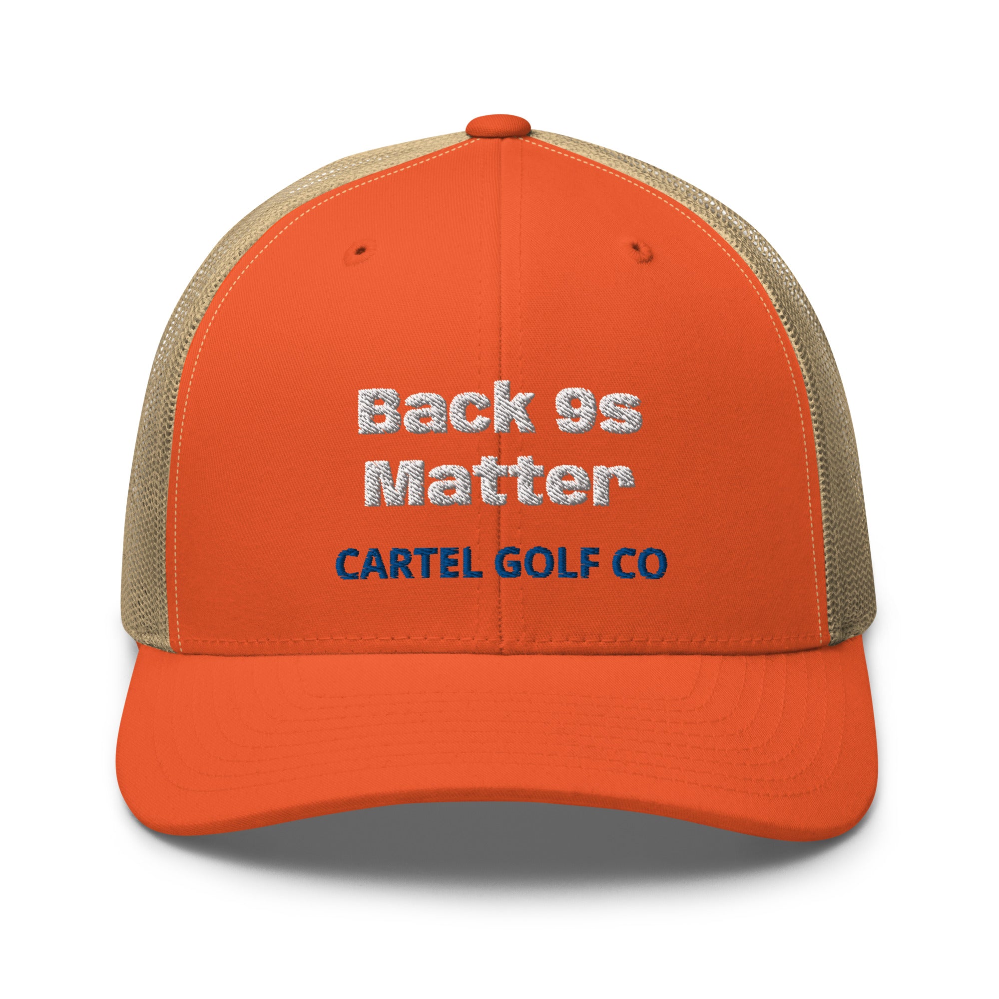 Trucker Cap "Back 9s Matter"