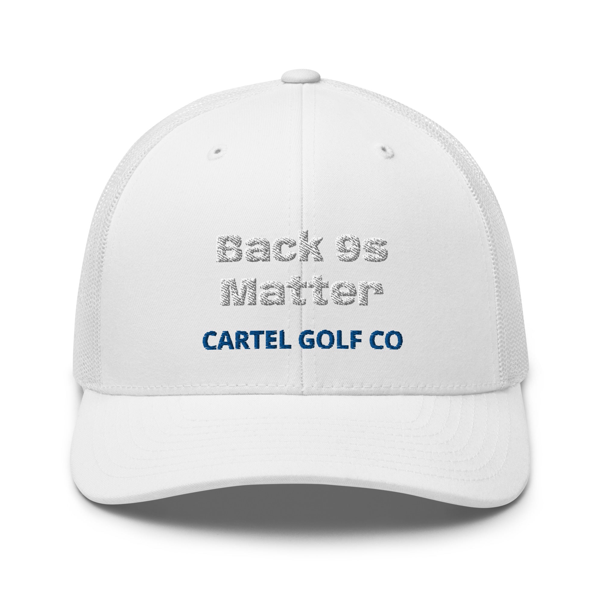 Trucker Cap "Back 9s Matter"