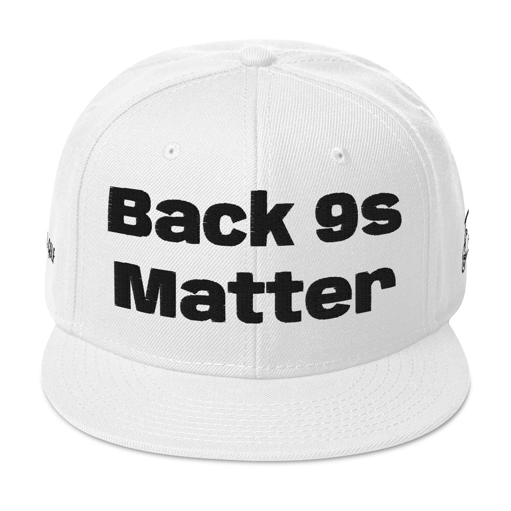 Snapback Hat "Back 9s Matter"