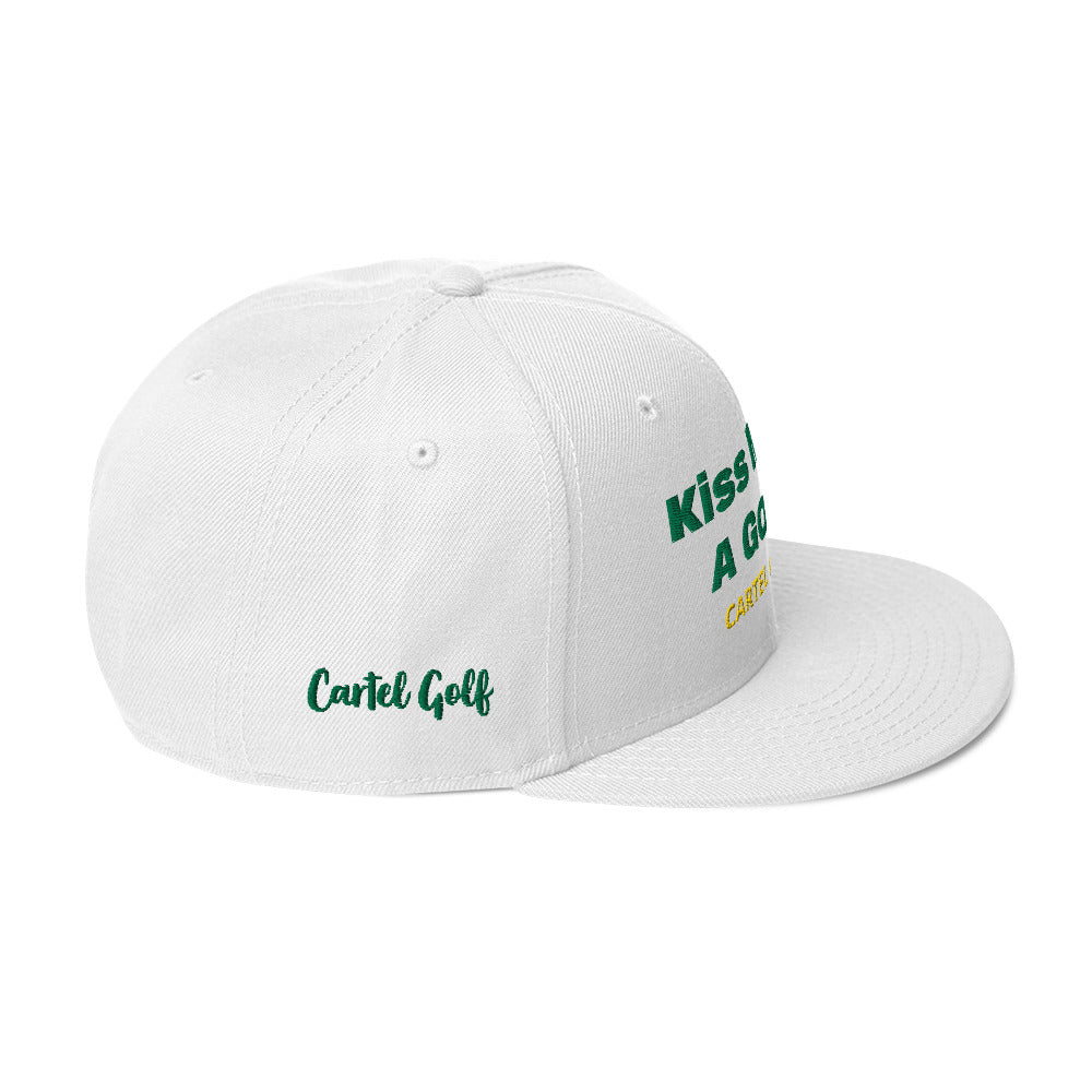 Snapback Hat “Kiss Me I’m A Golfer”