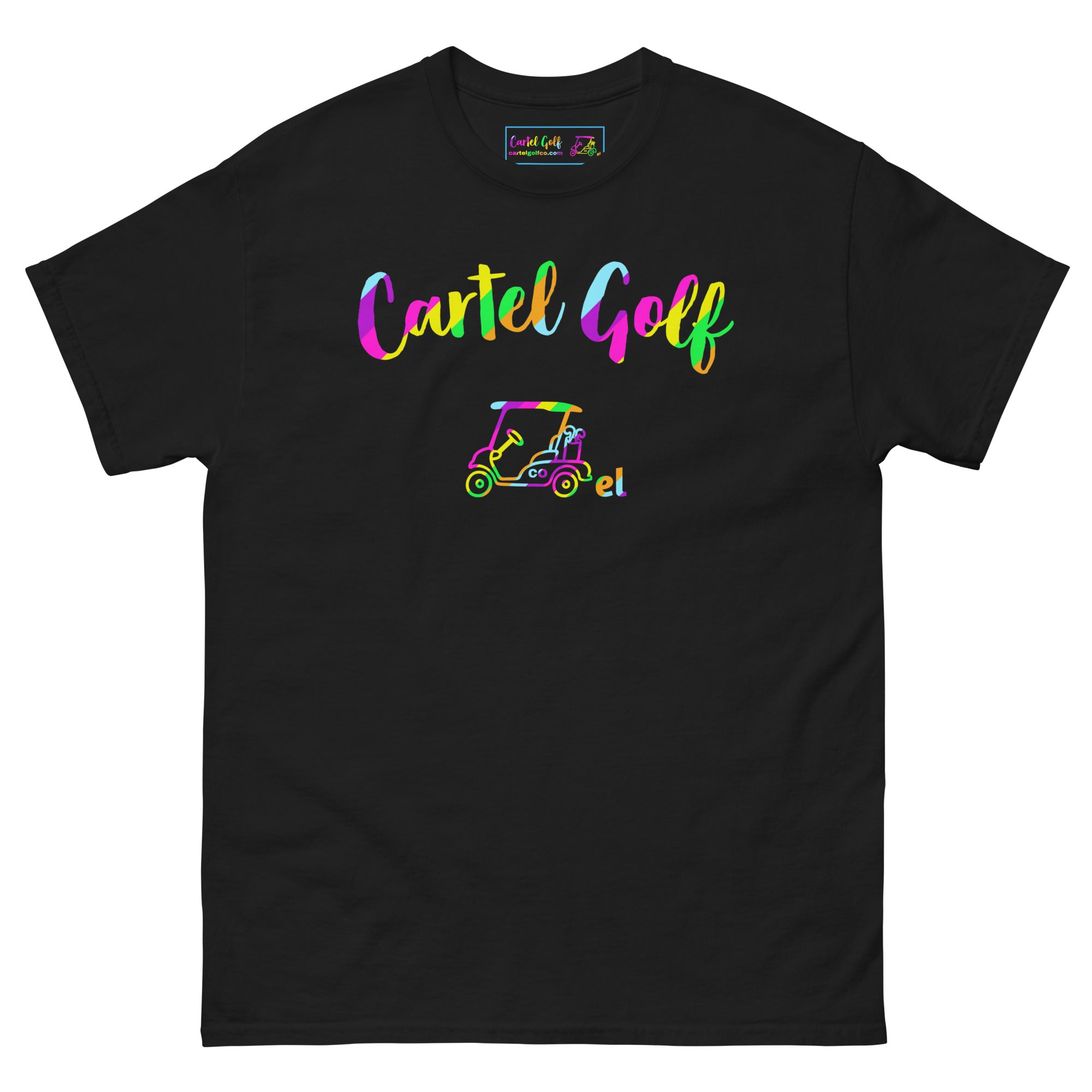 Unisex classic tee "Cartel Golf Colorful"